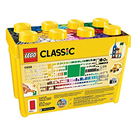 LEGO Classic Large Creative Brick Box 10698 Build Your Own Creative Toys, Kids Building Kit (790 Pieces) Online Shopping Store