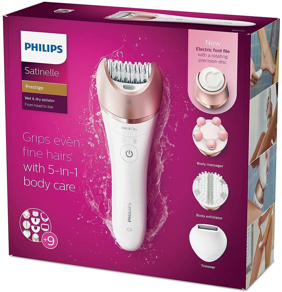 Philips BRE650 Prestige Satinelle Wet & Dry Epilator Online Shopping Store
