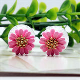 Daisy Flower Stud Earrings Online Shopping Store
