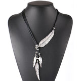 Feather Rope Chain Necklace Online Shopping Store