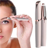 Eyebrow Hair Remover Trimmer, Instant and Painless - White/Rose Gold