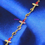 14K Gold Flower Bracelet Online Shopping Store