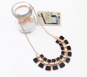 Trendy Square Link Chain Necklace Online Shopping Store