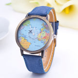 World Map Dial Watches Online Shopping Store