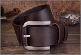 Cow Leather Black & Dark Coffee Belts ZK004
