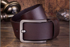 Cow Leather Black & Dark Coffee Belts ZK005