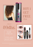 2 in 1 offer - Hair Curler + Eyelash Mascara