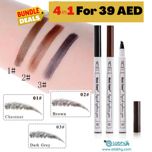 4 IN 1 BUNDLE - Eyebrow Pencil Waterproof ( 4 Colors)