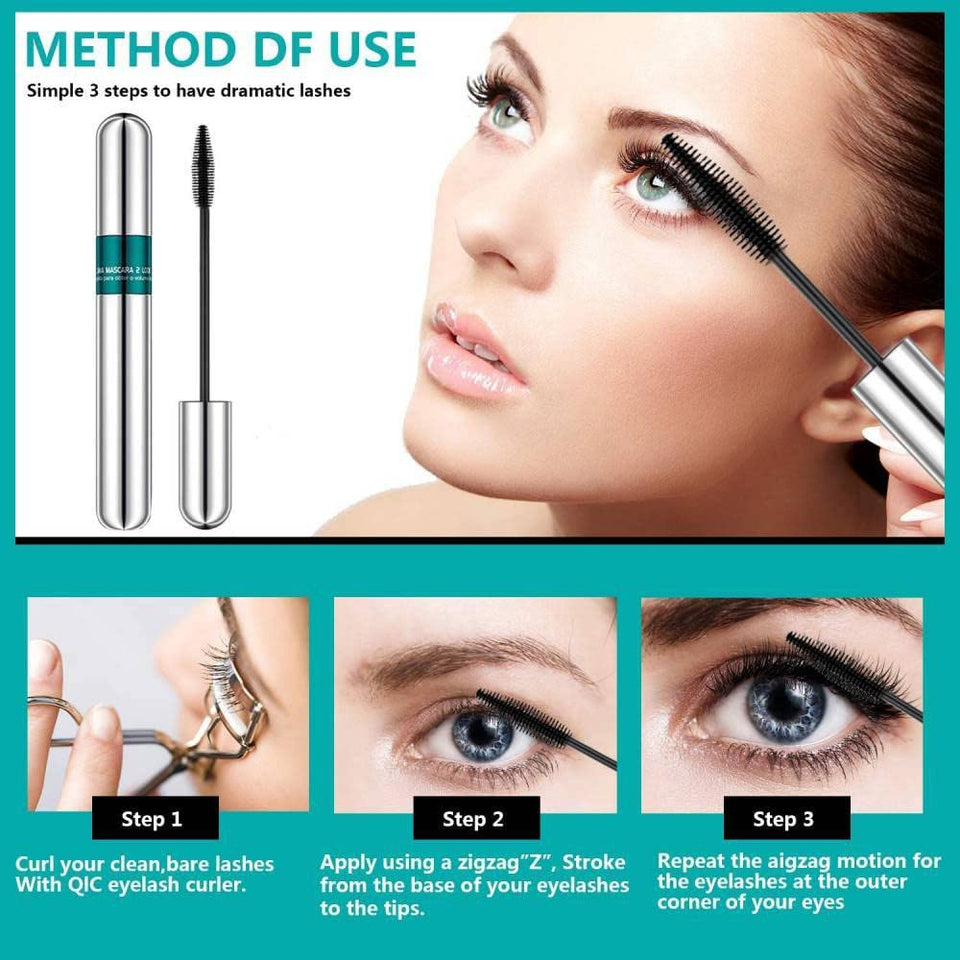 Vibely Mascara 2 in 1 Thrive Cosmetics for Natural Lengthening and Thickening Effect