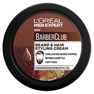 L'Oreal Men Expert Barber Club Beard And Hair Styling Cream, 75 ml Online Shopping Store
