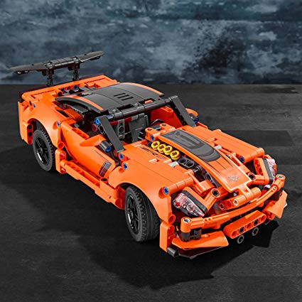 Lego Technic Chevrolet Corvette ZR1 Replica Construction Set, Multi-Colour, 42093 Online Shopping Store