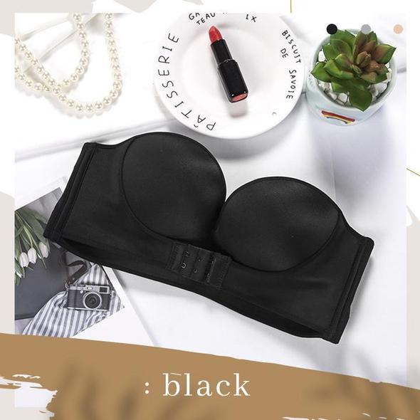 Strapless Front Buckle Lift Bra, Strapless Sticky Invisible Push Up  Silicone Bra,38D price in UAE,  UAE