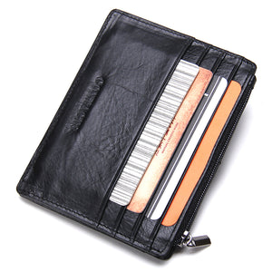 Thin Genuine Leather Men Wallet Online Shopping Store