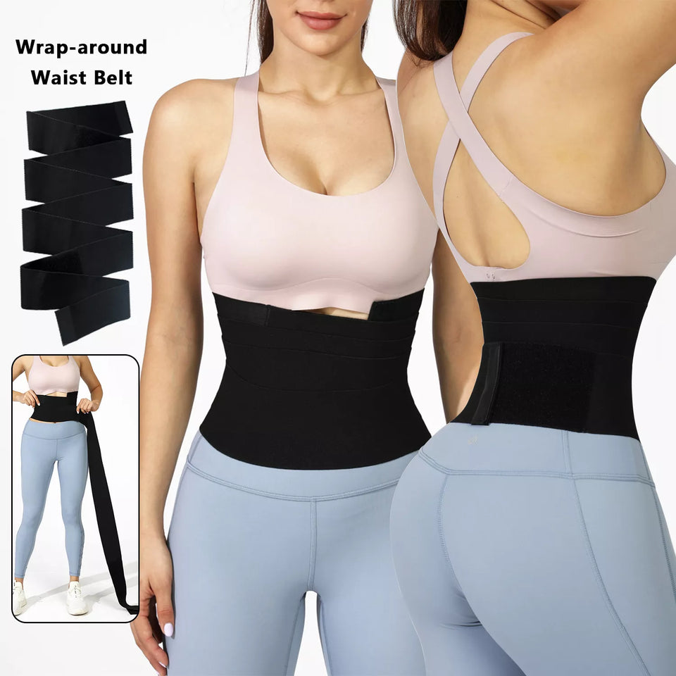 Elastic Band Tummy Wrap Belt for Weight Loss Body Shaper Waist