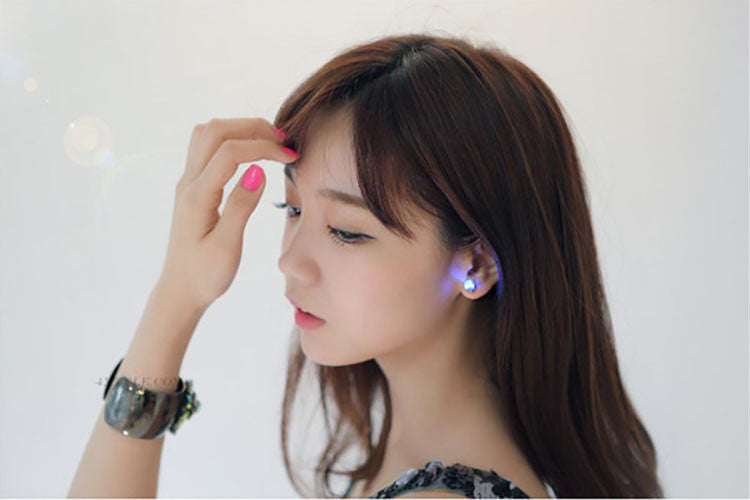 LED Earrings Light Up Bling Ear Studs Online Shopping Store
