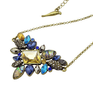 Boho Flower Rhinestone Pendant Necklaces Online Shopping Store