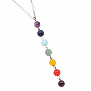 7 Gem Stone Beads Pendant Online Shopping Store