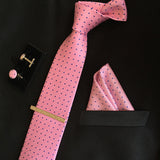 Neck Tie Set Pink Online Shopping Store