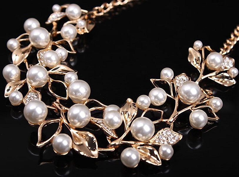 Link Chain Pearl Necklace Online Shopping Store