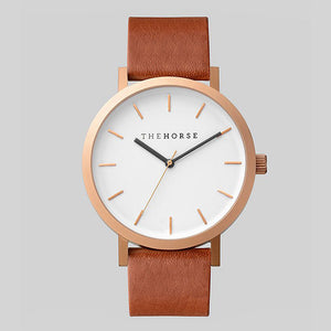THE HORSE Unisex Watch with Genuine Leather & Japanese Quartz Online Shopping Store
