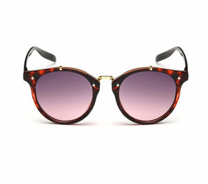 Ralferty Vintage Ladies Gradient Red Leopard Sunglasses Online Shopping Store