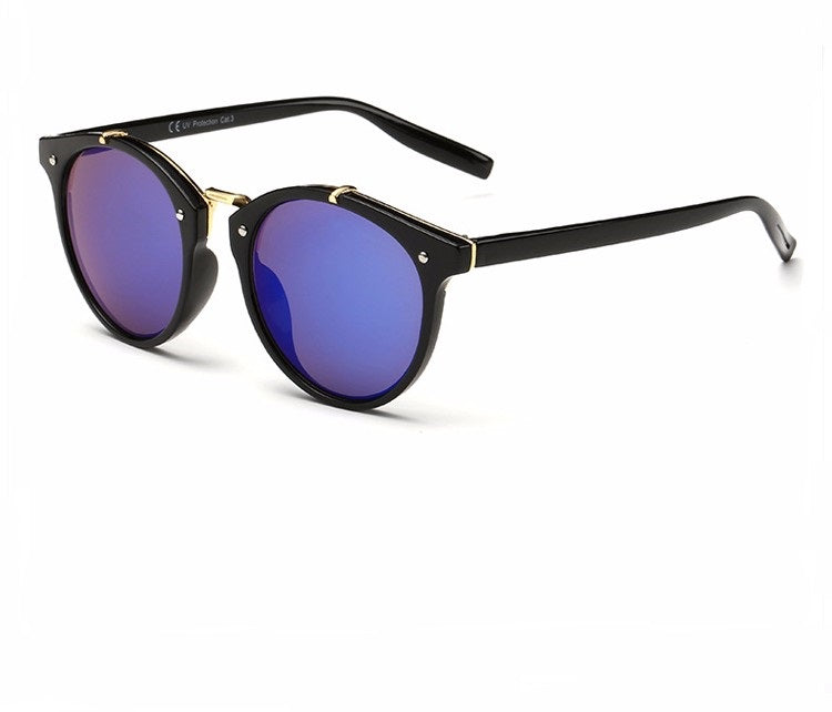 Ralferty Vintage Ladies Gradient Black Blue Sunglasses Online Shopping Store