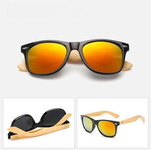 Ralferty Wooden Frame Black Red Mercury Sunglasses Online Shopping Store