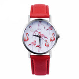OKTIME Women Watches White & Red Online Shopping Store