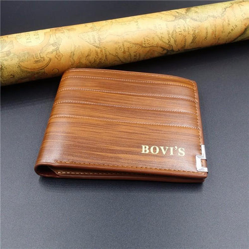 Bovi's  Short Leather Wallets Online Shopping Store