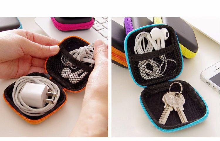 Headphones, Cable Earbuds Boxes SD Card & Bins Hard Case Carrying Pouch Bag Online Shopping Store