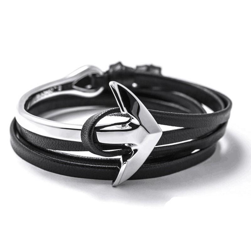 Anchor Leather Bracelets Online Shopping Store