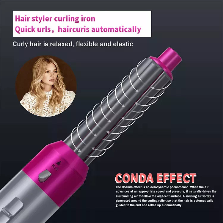 Latest 5 In 1 Hot Air Styler Electric Fast Drying Hair Dryer Hot Air B –  vacpi
