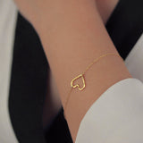 Heart Shaped Delicate Bracelet Online Shopping Store