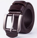 Cow Leather Black & Dark Coffee Belts ZK004