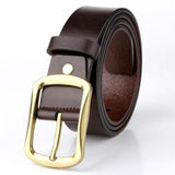 Cow Leather Black & Coffee Brown Belts ZK006