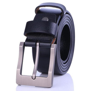 Cow Leather Black Belts ZK033 Online Shopping Store