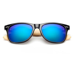 Ralferty Wooden Frame Black Green Mercury Sunglasses Online Shopping Store