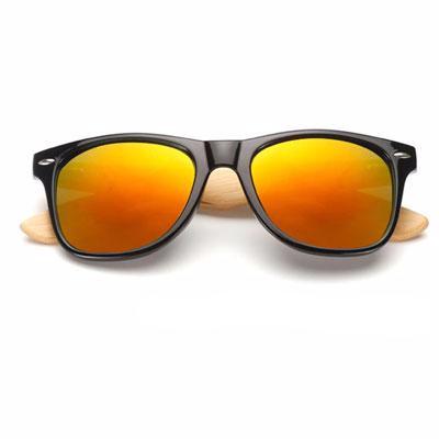 Ralferty Wooden Frame Black Red Mercury Sunglasses Online Shopping Store