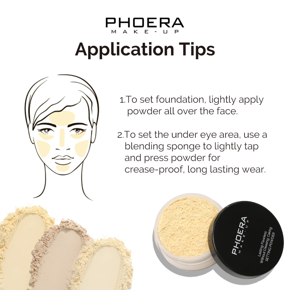 PHOERA Lasting Flawless Loose Setting Powder Big Size