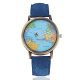 World Map Dial Watches Online Shopping Store