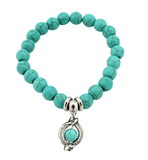 Bohemian Turquoise Blue Beads Bracelet Online Shopping Store